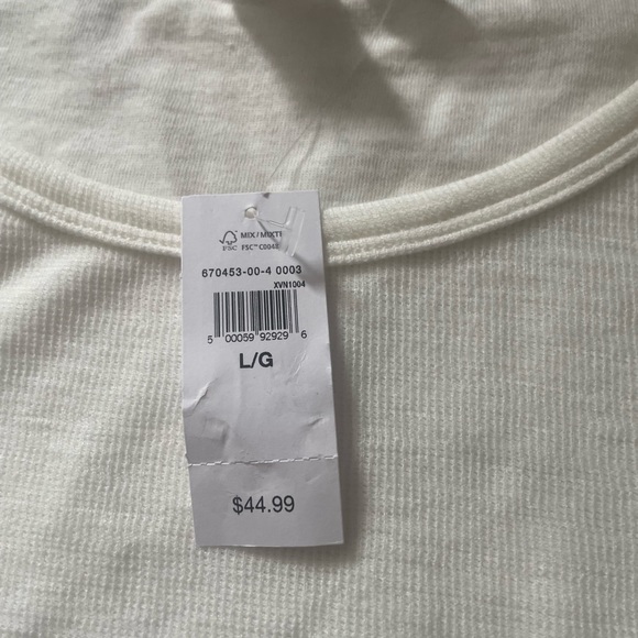 Full sleeve t-shirt , cream white - Picture 2 of 3